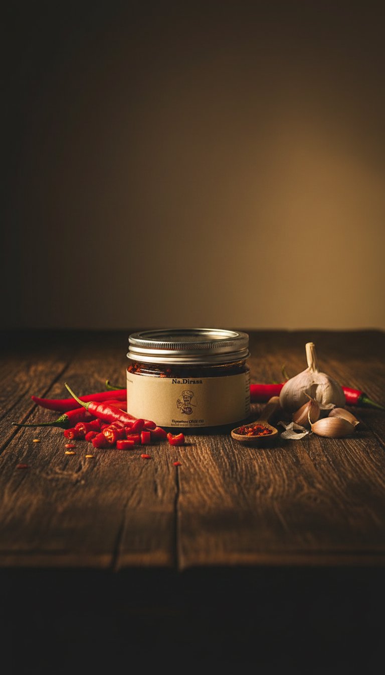 Na.Dirasa chilli oil gaya rustic